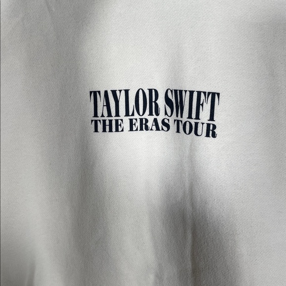 TAYLOR SWIFT ERAS TOUR CREAM HOODIE SWEATSHIRT XL - Picture 3 of 5